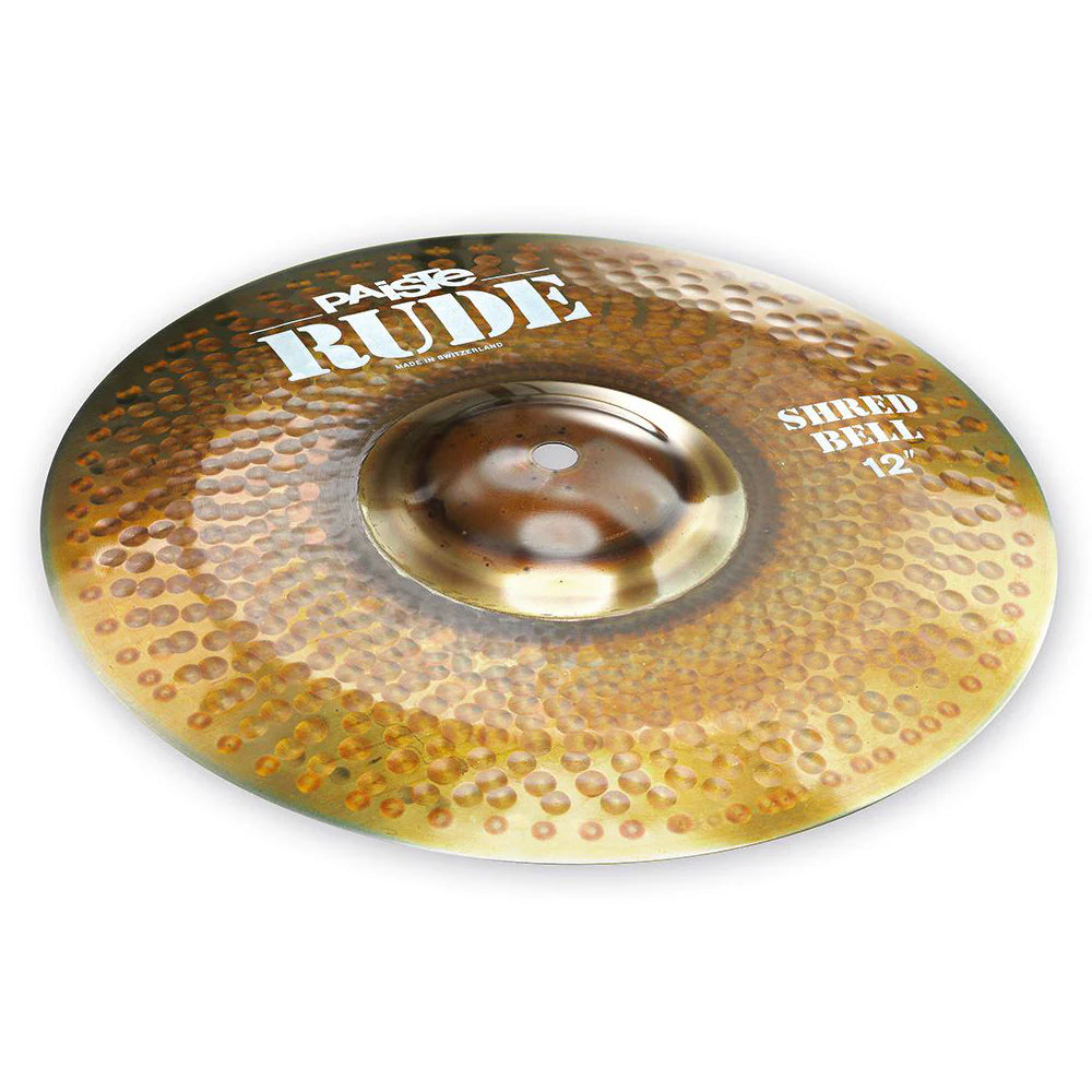 Paiste RUDE Shred Bell Cymbal - 12” (1125312) NEW CYMBALS Paiste 