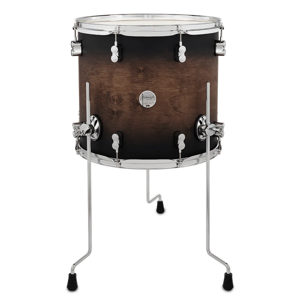 PDP 14x16" Concept Maple Lacquer Floor Tom, Satin Charcoal Burst (PDCM1416TTSCB) NEW OTHER DRUMS (TOMS ETC) PDP 