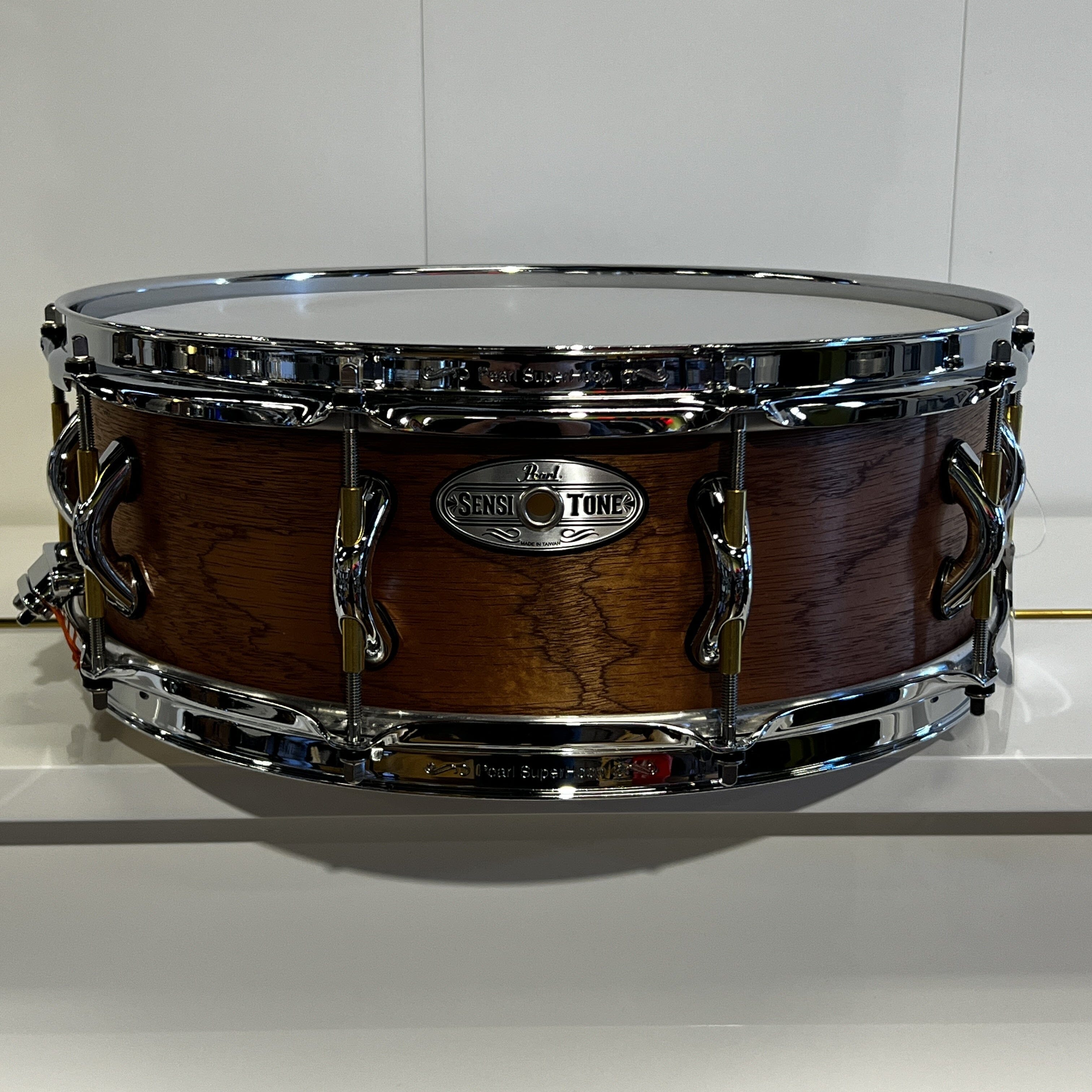 Pearl 15x5 Sensitone Premium Snare Drum, African Mahogany (STA1550MH) Reverb PEARL 