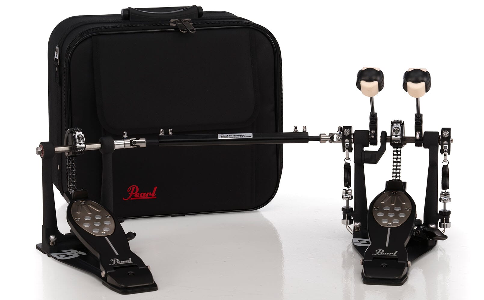 Pearl 25th Anniversary Black Eliminator Redline Double Bass Drum Pedal, Chain Drive (P-2052C/B) NEW HARDWARE Pearl 