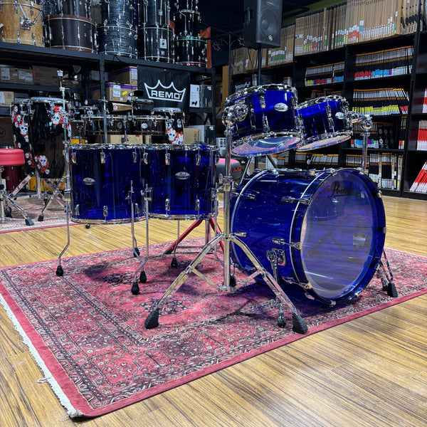 Pearl Crystal Beat 5pc Shell Pack , Blue Sapphire NEW DRUM KIT Pearl 