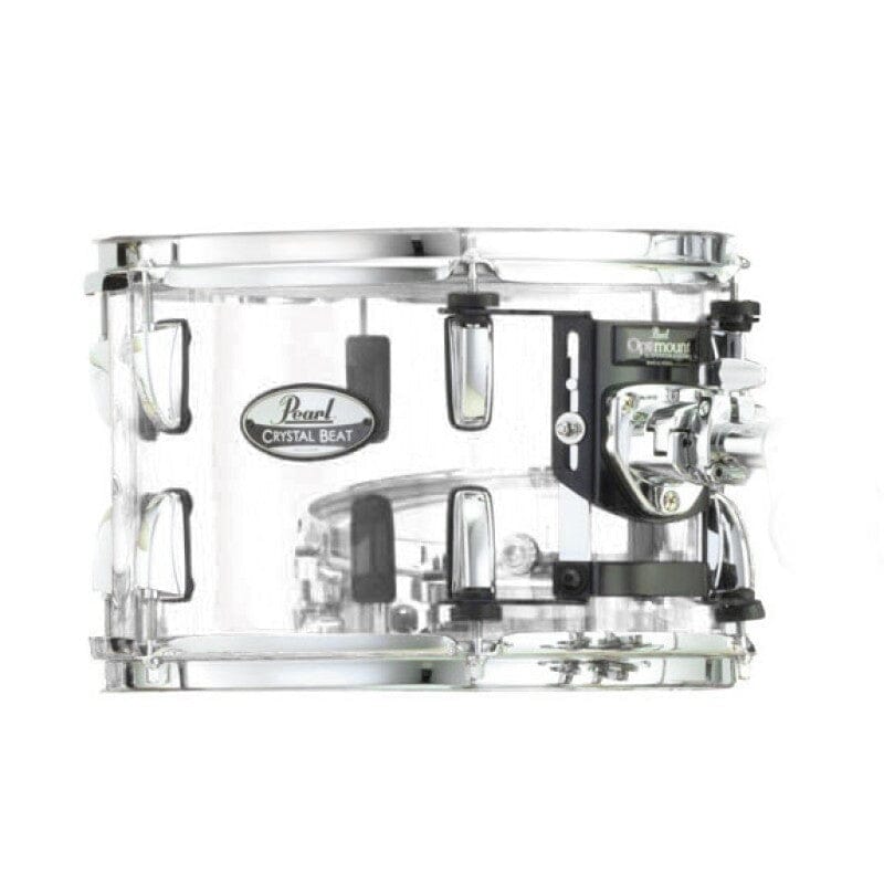 Pearl Crystal Beat Acrylic Tom Tom 12" x 8", Ultra Clear (CRB1208TC730) tom PEARL 