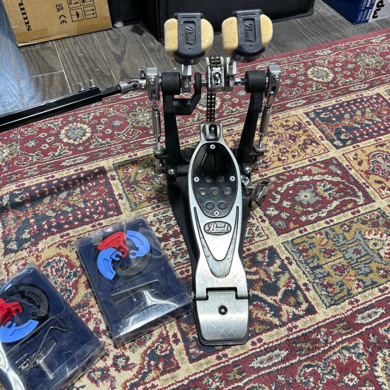 PEARL ELIMINATOR DOUBLE PEDAL (used) chain USED HARDWARE Pearl 