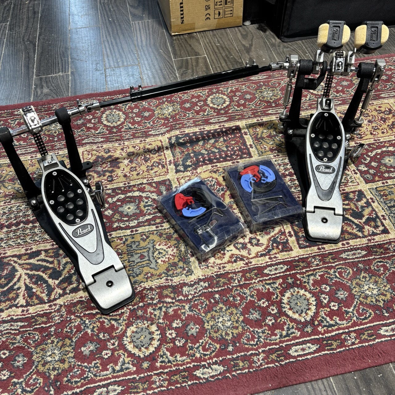 PEARL ELIMINATOR DOUBLE PEDAL (used) chain USED HARDWARE Pearl 