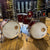 Pearl Masters Red Sparkle Birch 6 pc with 2 Bass Drums CONSIGNMENT DRUM KIT Pearl 