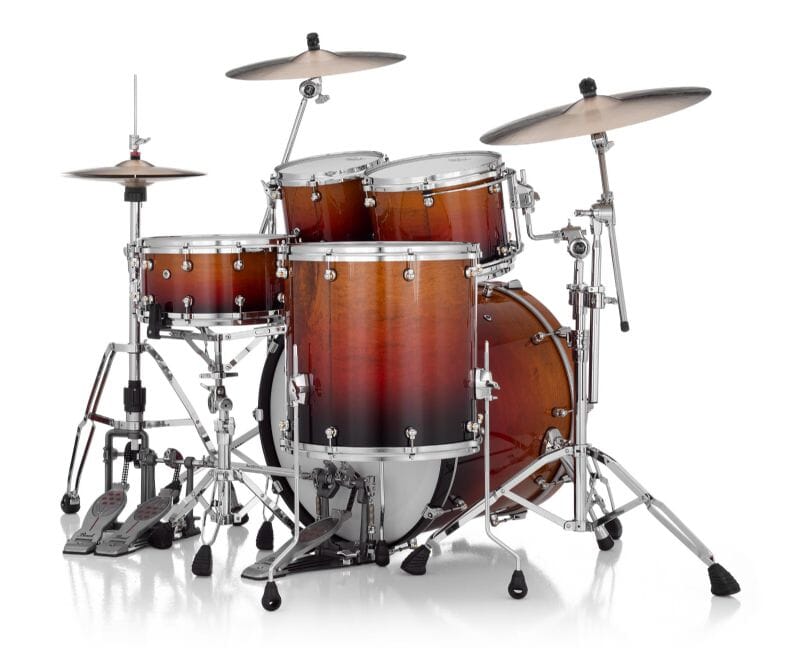 Pearl RF1 Series 4-piece Drum Shell Pack, Cherry Amber Fade drum kit PEARL 