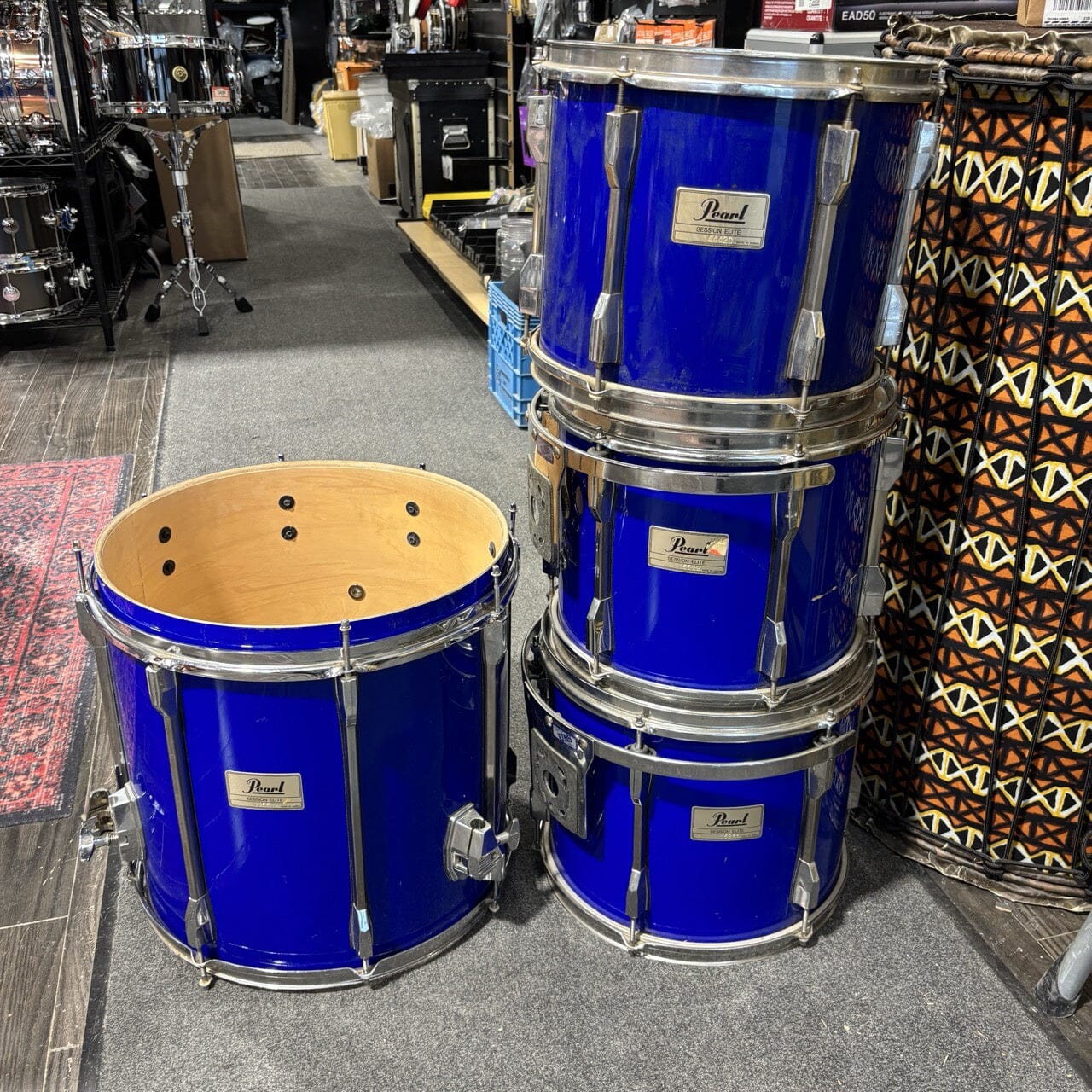 Pearl Session Elite AS IS pile USED DRUM KIT Pearl 