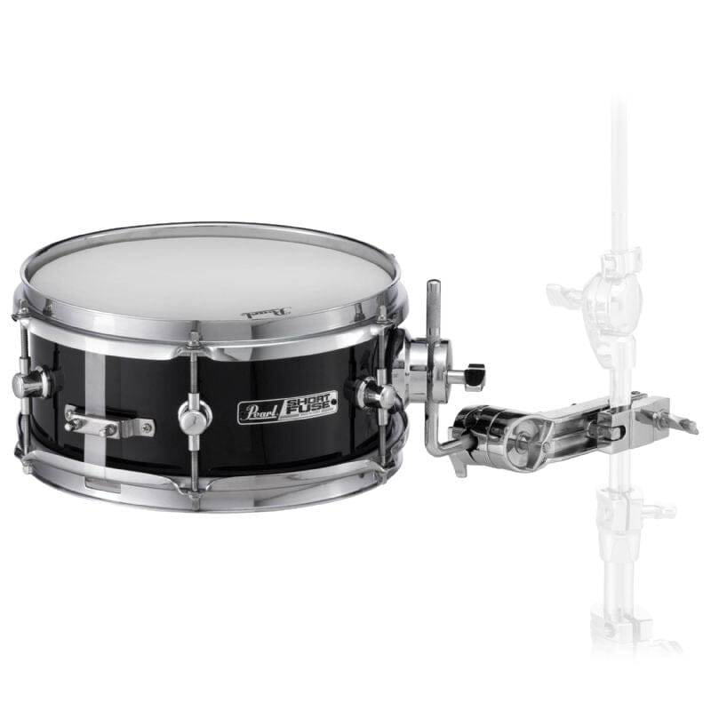 Pearl Short Fuse Snare Drum, with Mount and Clamp 10"x4.5", Black Finish (SFS10C31) Snare Drums PEARL 