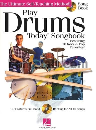 Play Drums Today! Songbook BOOKS VIDEOS DVD MAGAZINE Hal Leonard 