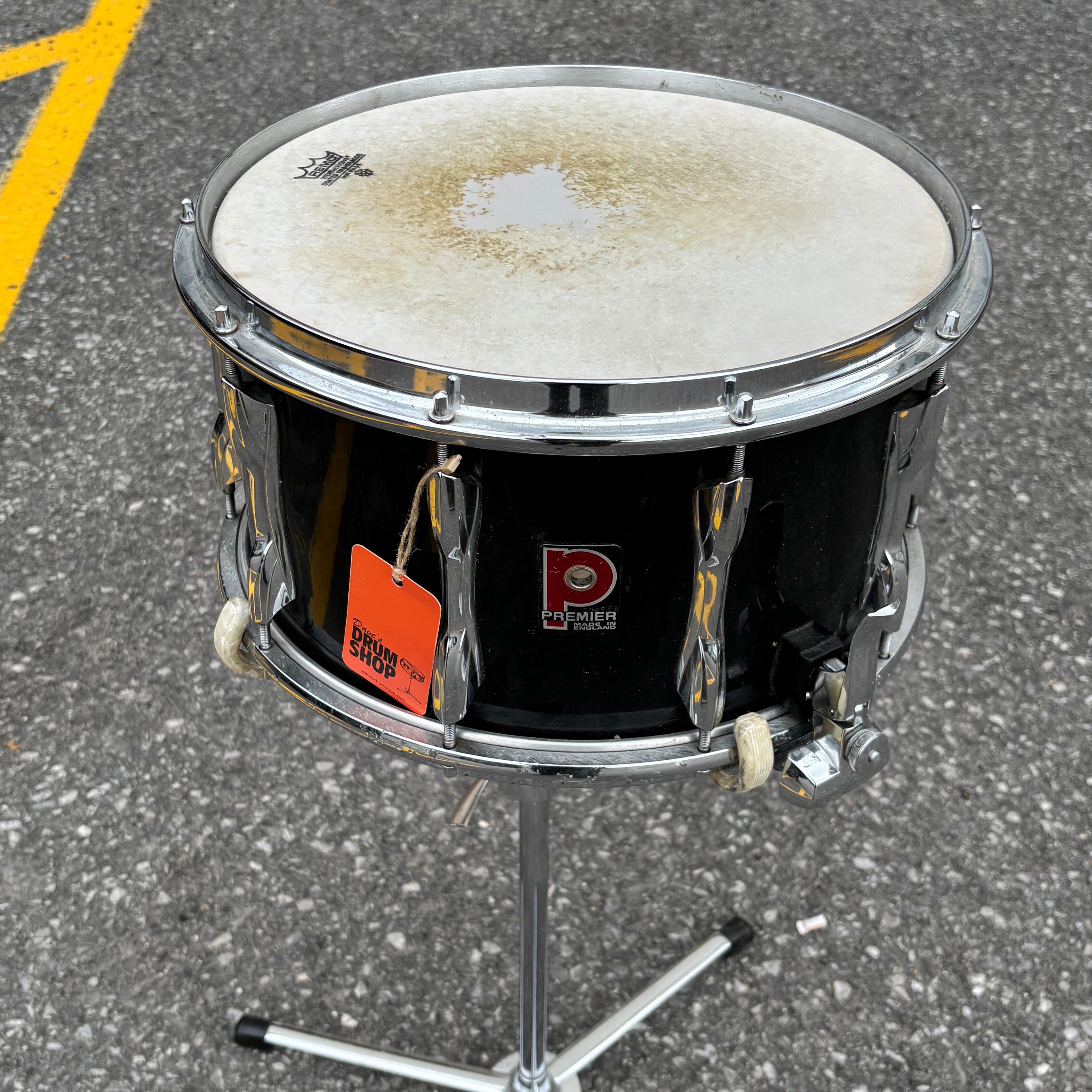Premier Black Shadow 14x8 Snare Drum CONSIGNMENT DRUM KIT Premier 