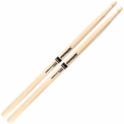 Promark Classic 5B Hickory Wood Tip Drum Sticks (TX5BW) DRUM STICKS Promark 
