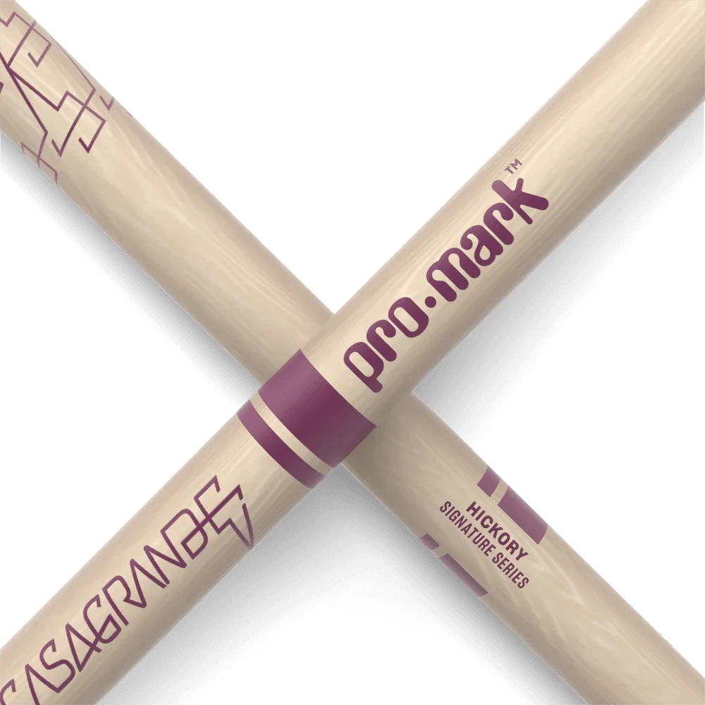 ProMark Eloy Casagrande Drum Sticks, Raw Hickory (TXECW) DRUM STICKS Promark 