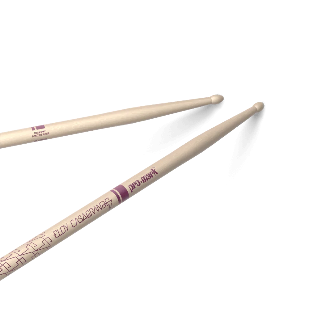ProMark Eloy Casagrande Drum Sticks, Raw Hickory (TXECW) DRUM STICKS Promark 