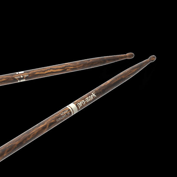ProMark Forward 2B Drum Sticks, Lacquered FireGrain (TX2BW-FG) DRUM STICKS Promark 
