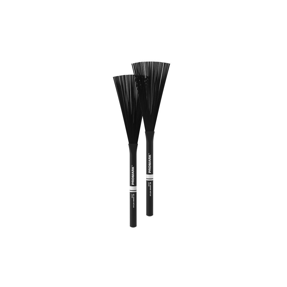 ProMark Heavy Nylon Drum Brushes, 2B Black (PMNB2B) DRUM STICKS Promark 