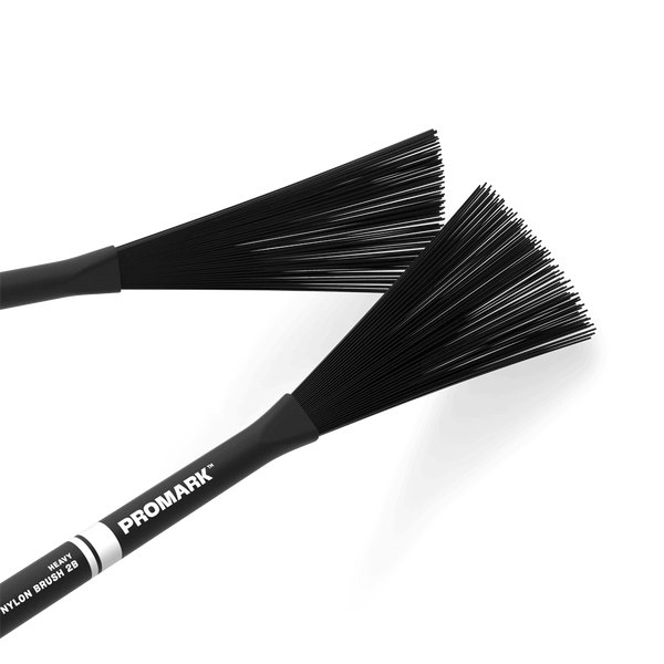 ProMark Heavy Nylon Drum Brushes, 2B Black (PMNB2B) DRUM STICKS Promark 