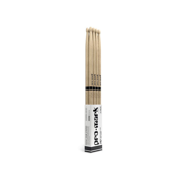 ProMark Neil Peart 747 Drum Sticks, Lacquered Shira Kashi Oak, Wood Tip, 4-Pack (PW747W-4P) DRUM STICKS Promark 