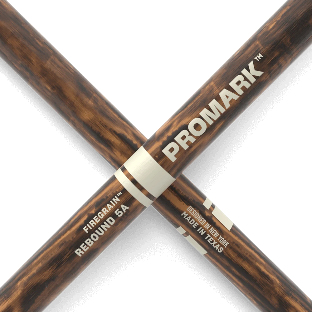 Promark Rebound 5A Drum Sticks, Lacquered FireGrain (R5AFG) DRUM STICKS Promark 