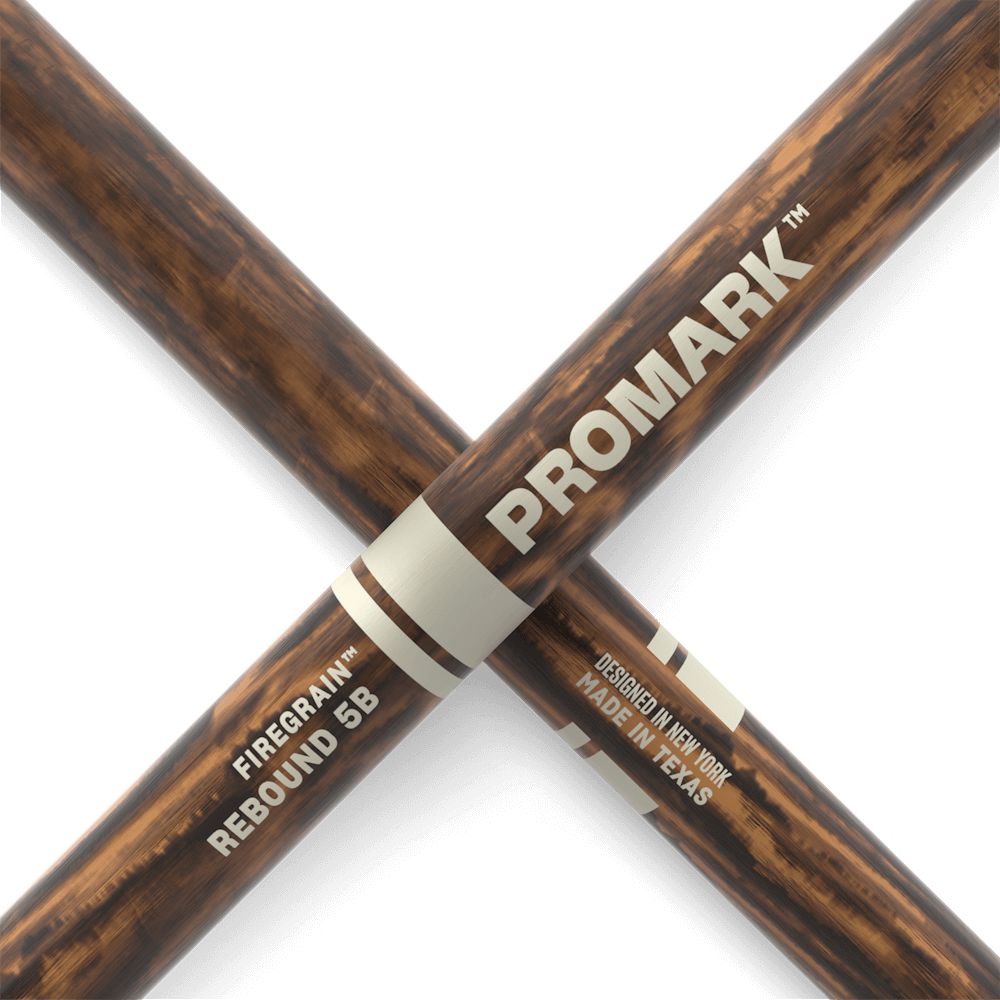 ProMark Rebound 5B Drum Sticks, Lacquered FireGrain (R5BFG) DRUM STICKS Promark 