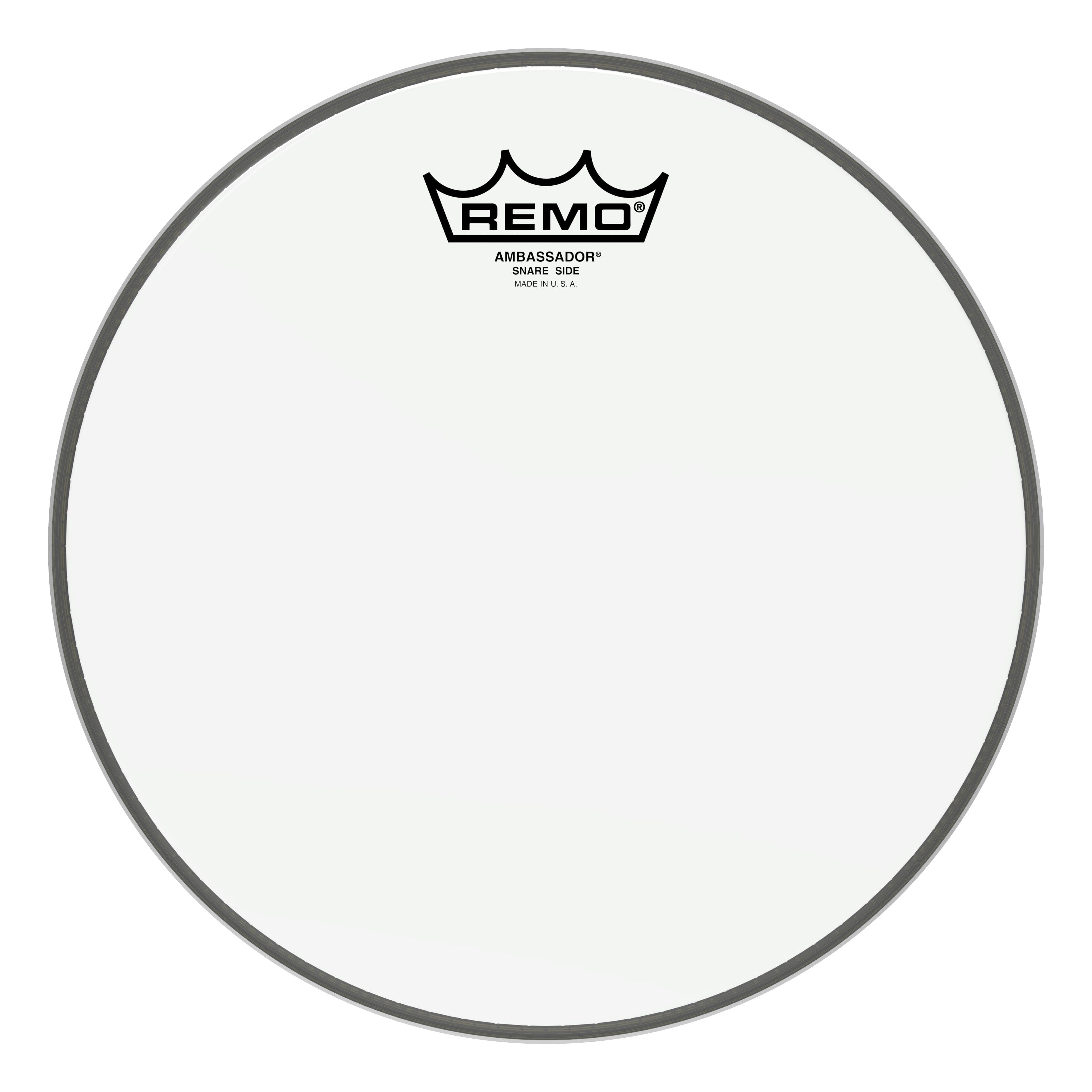 Remo 10" Ambassador Snare Side Drum Head (SA-0110-00) snare side Remo 