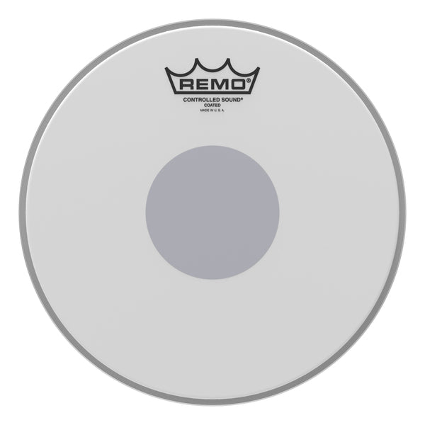 Remo 10" Controlled Sound Coated Black Dot Drum Head - Bottom Black Dot (CS-0110-10) DRUM SKINS Remo 