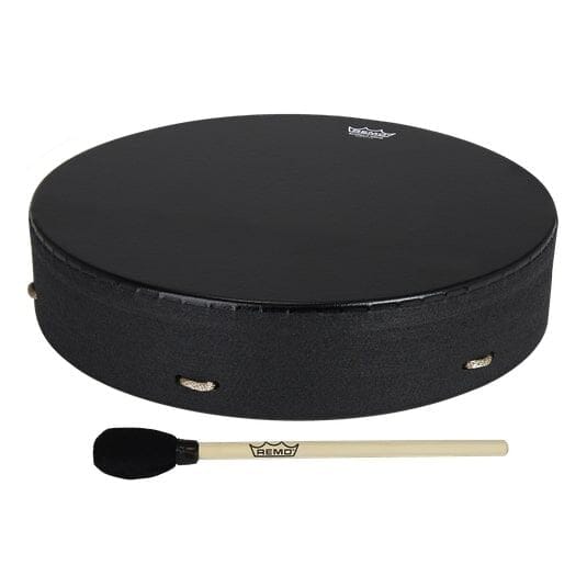 Remo 14" Bahia Buffalo Drum, Black Earth (E1-1314-BE) Hand Drums Remo 