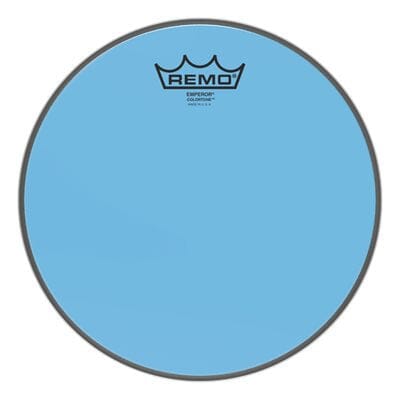 Remo 14" Emperor Colortone Drum Head, Blue (BE-0314-CT-BU) DRUM SKINS Remo 