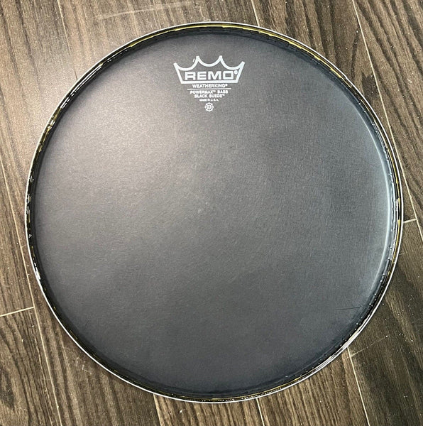 Remo 14" Marching Bass PowerMax Black Suede Drum Head (PM-1814-00) DRUM SKINS Remo 