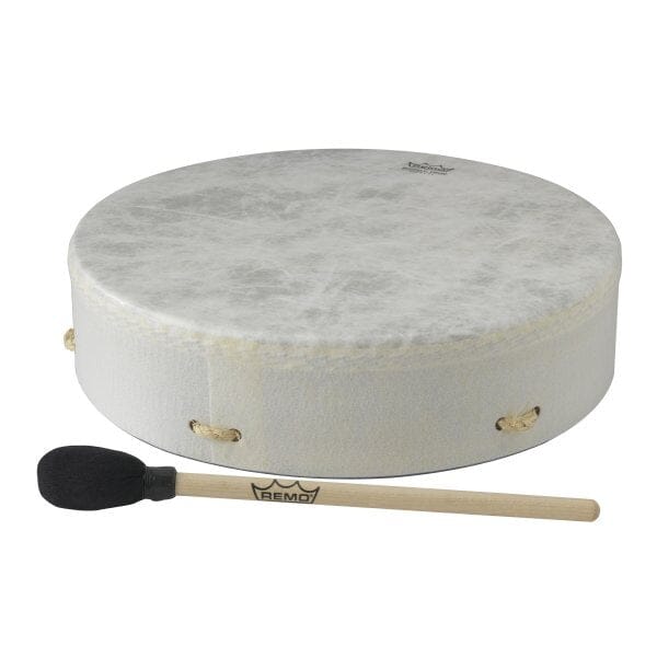 Remo 14" Standard Buffalo Drum w/ Mallet (E1-0314-00) NEW HAND DRUMS Remo 