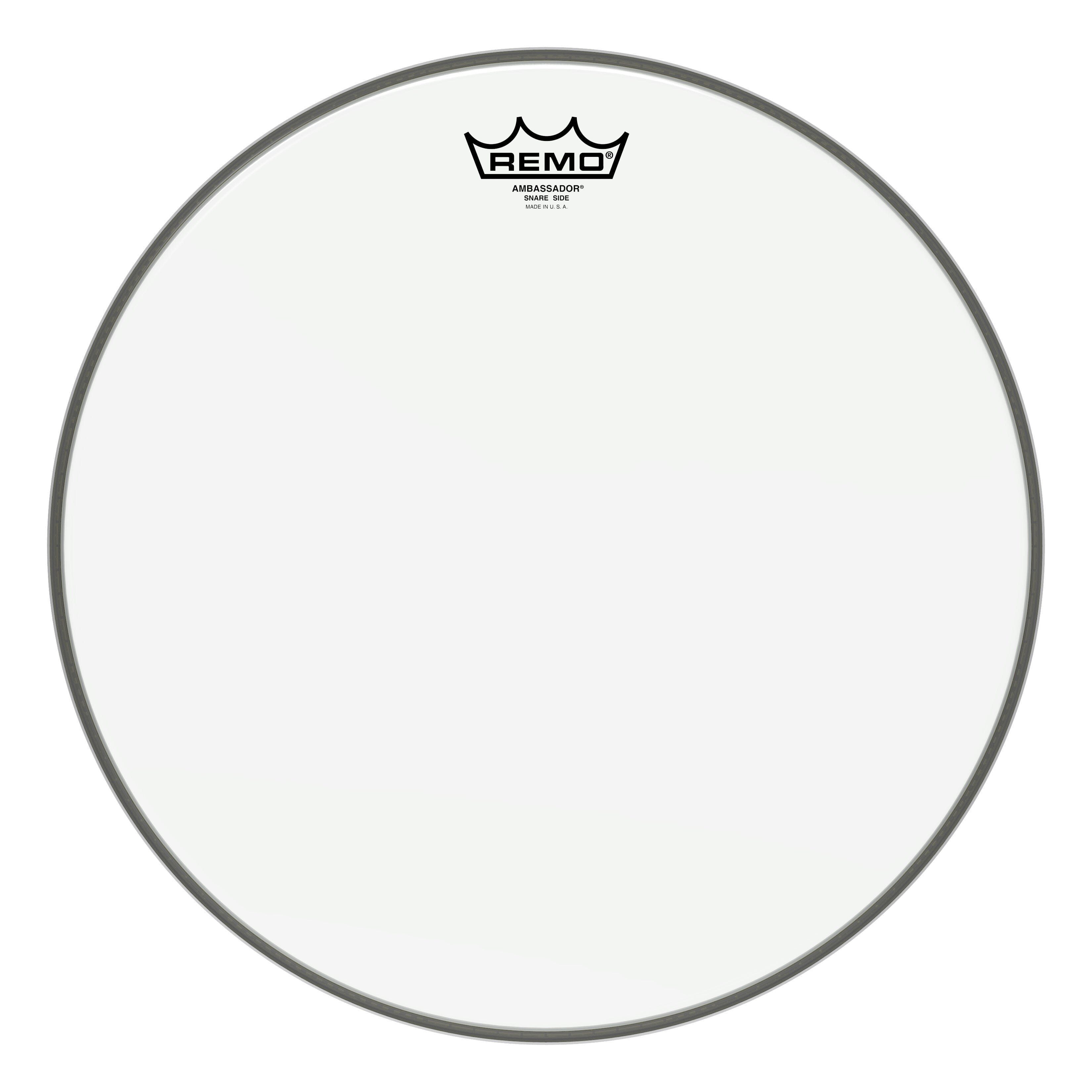 Remo 15" Ambassador Hazy Snare Side Drum Head (SA-0115-000) DRUM SKINS Remo 
