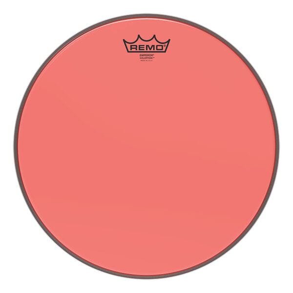 REMO 15" COLORTONE RED DRUM HEAD (BE-0315-CT-RD) DRUM SKINS Remo 