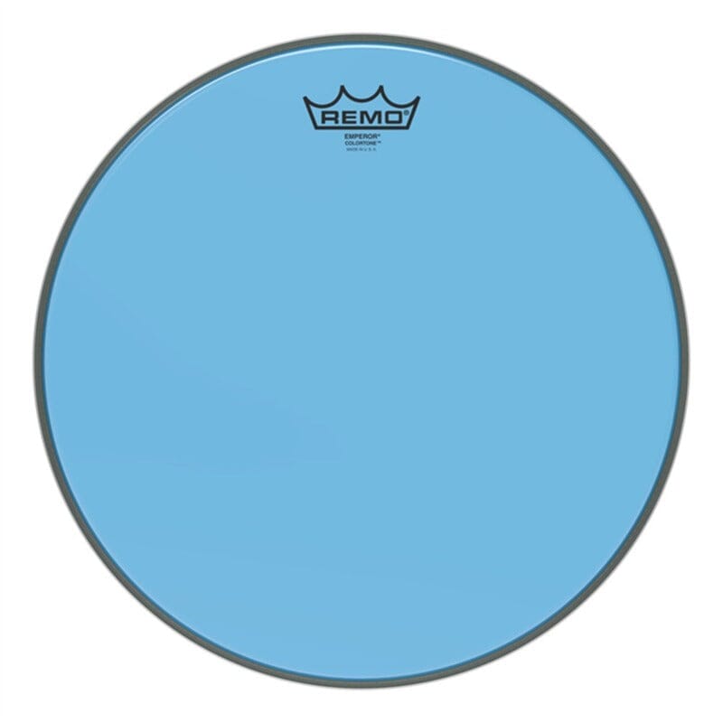Remo 15" Emperor Colortone Drum Head, Blue (BE-0315-CT-BU) DRUM SKINS Remo 