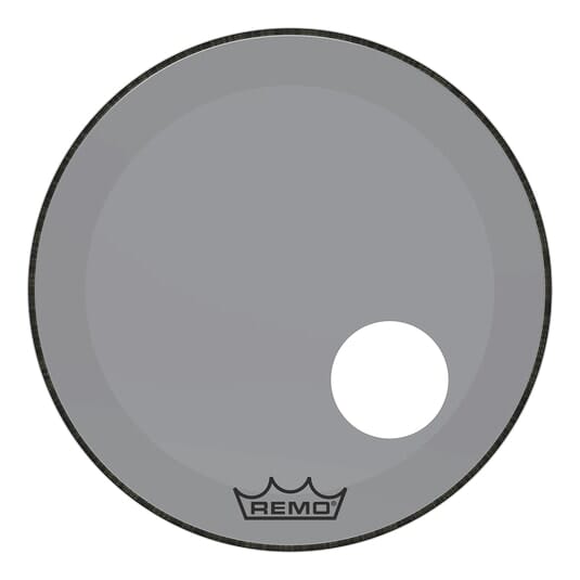Remo 18" Powerstroke 3 Colortone Drum Head w/ Port, Smoke (P3-1318-CT-SMOH) DRUM SKINS Remo 