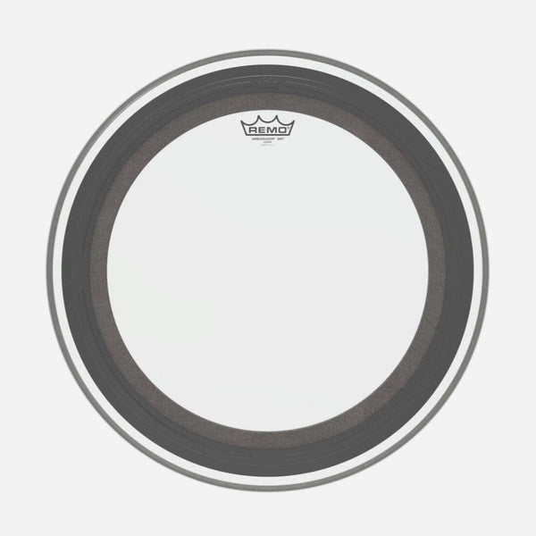 Remo 20" Ambassador SMT Clear Drum Head (BR-1320-00-SMT) Drum Heads Remo 