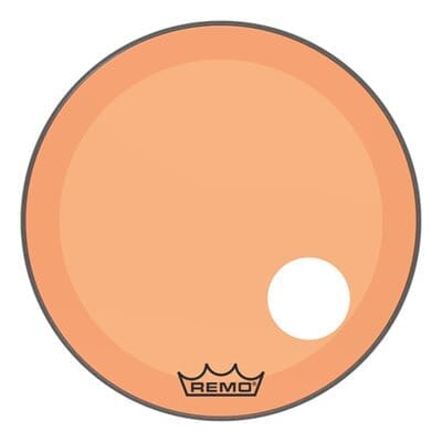 Remo 20" Powerstroke 3 Colortone Drum Head w/ Port, Orange (P3-1320-CT-OGOH) DRUM SKINS Remo 