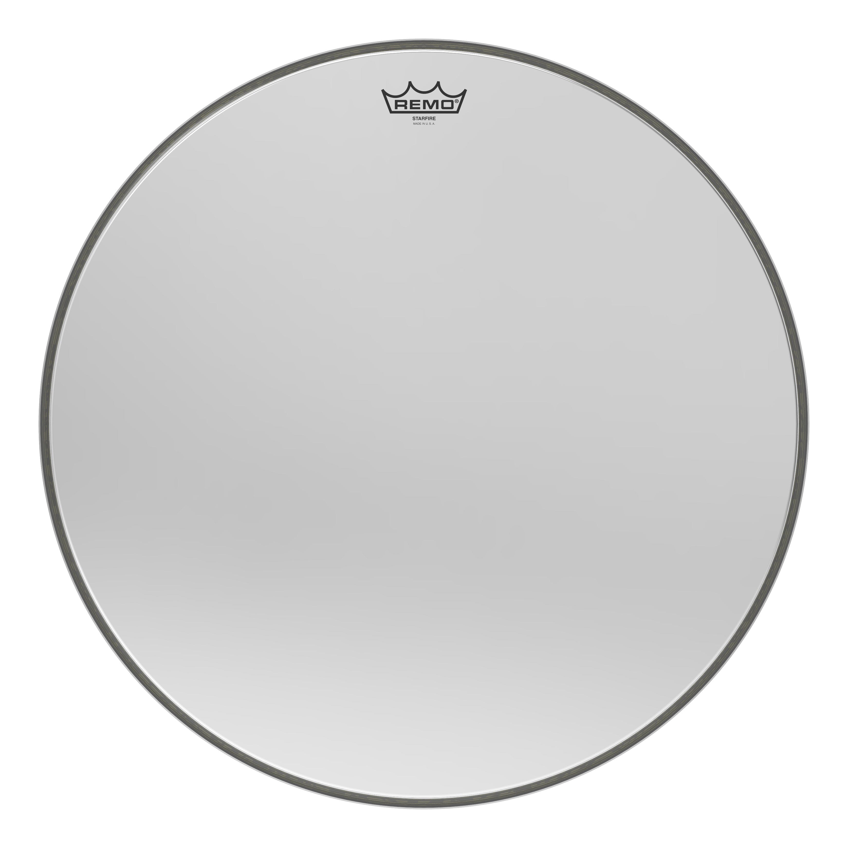 REMO 22" AMBASSADOR STARFIRE DRUM HEAD, CHROME (CR-1022-00) DRUM SKINS Remo 