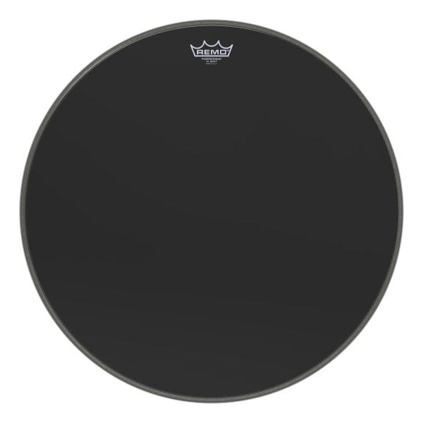 Remo 22" Powerstroke P3 Ebony Bass Drum Head (P3-1022-ES) DRUM SKINS Remo 