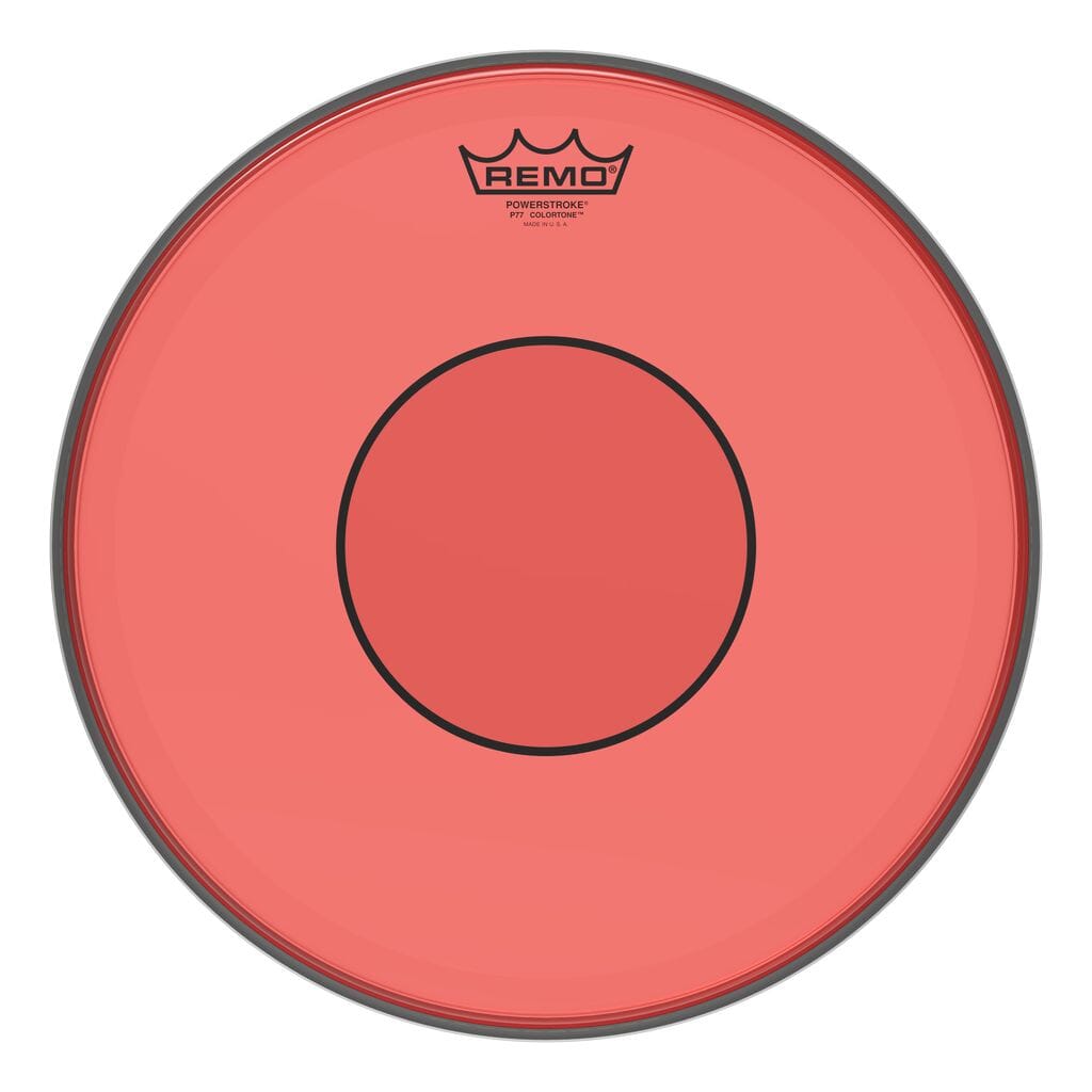 Remo Powerstroke 77 Colortone Snare Head 13" - Red (P7-0313-CT-RD) DRUM SKINS Remo 
