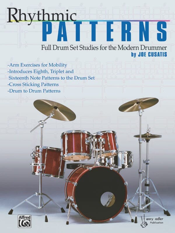 Rhythmic Patterns: Full Drum Set Studies for the Modern Drummer (1963) BOOKS VIDEOS DVD MAGAZINE Alfred 