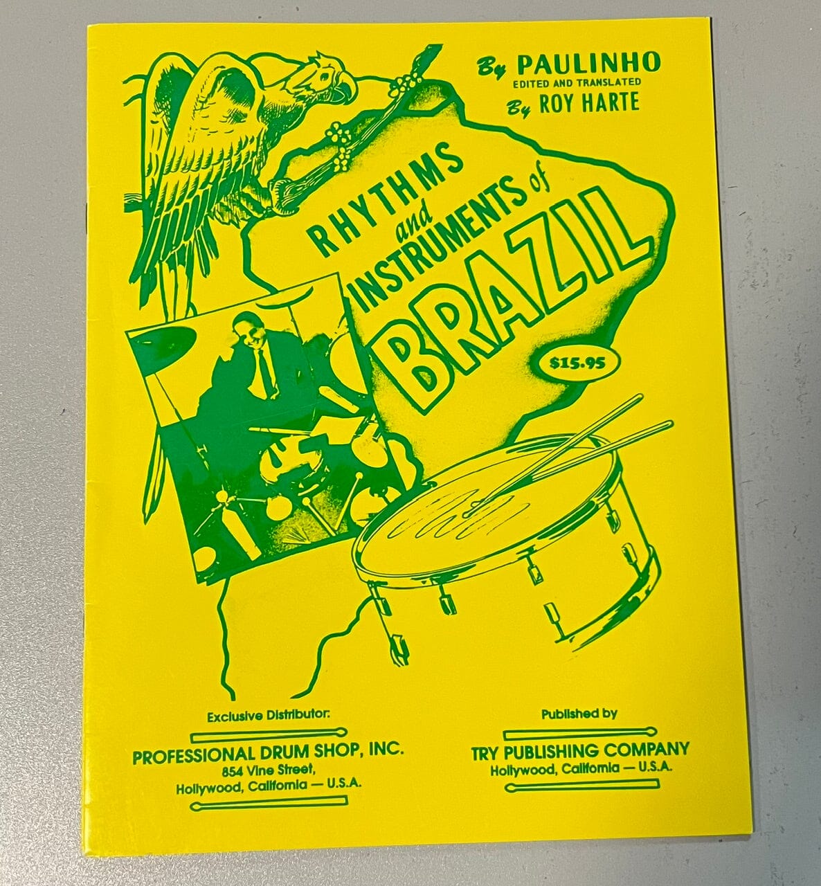 Rhythms and Instruments of Brazil, By Paulinho BOOKS VIDEOS DVD MAGAZINE Not specified 