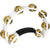 RhythmTech Tambourine, Brass Jingles, White (RT1021) NEW PERCUSSION RhythmTech 