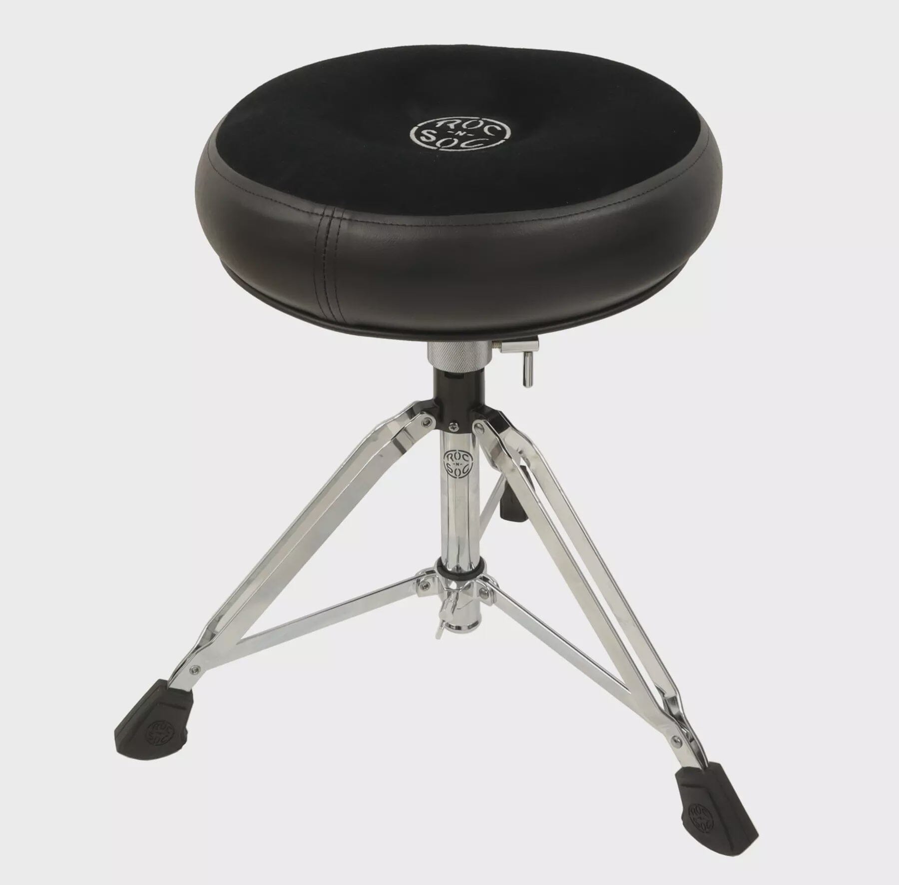 Roc N Soc Manual Spindle Round Seat Throne, Black (MS R-K) NEW HARDWARE Roc N Soc 