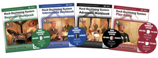 Rock Drumming System, featuring Jared Falk w/ 4 books and accompanying DVDs BOOKS VIDEOS DVD MAGAZINE Not specified 