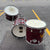 Rogers 12/16/20 Red Onyx Holiday Vintage Drums Rogers 