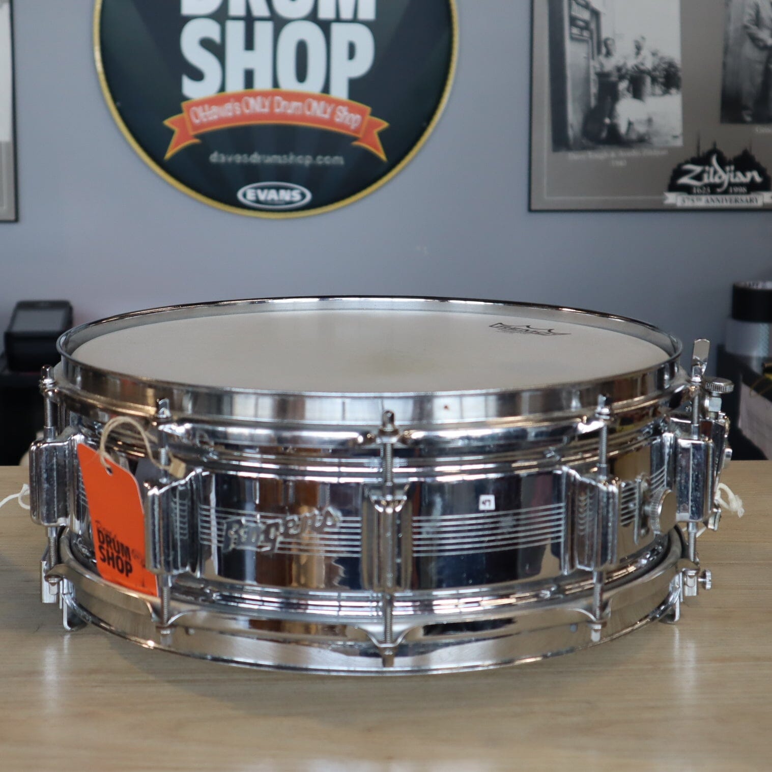 Rogers Dynasonic Snare 7 Line 14 x 5 CONSIGNMENT DRUM KIT Rogers 