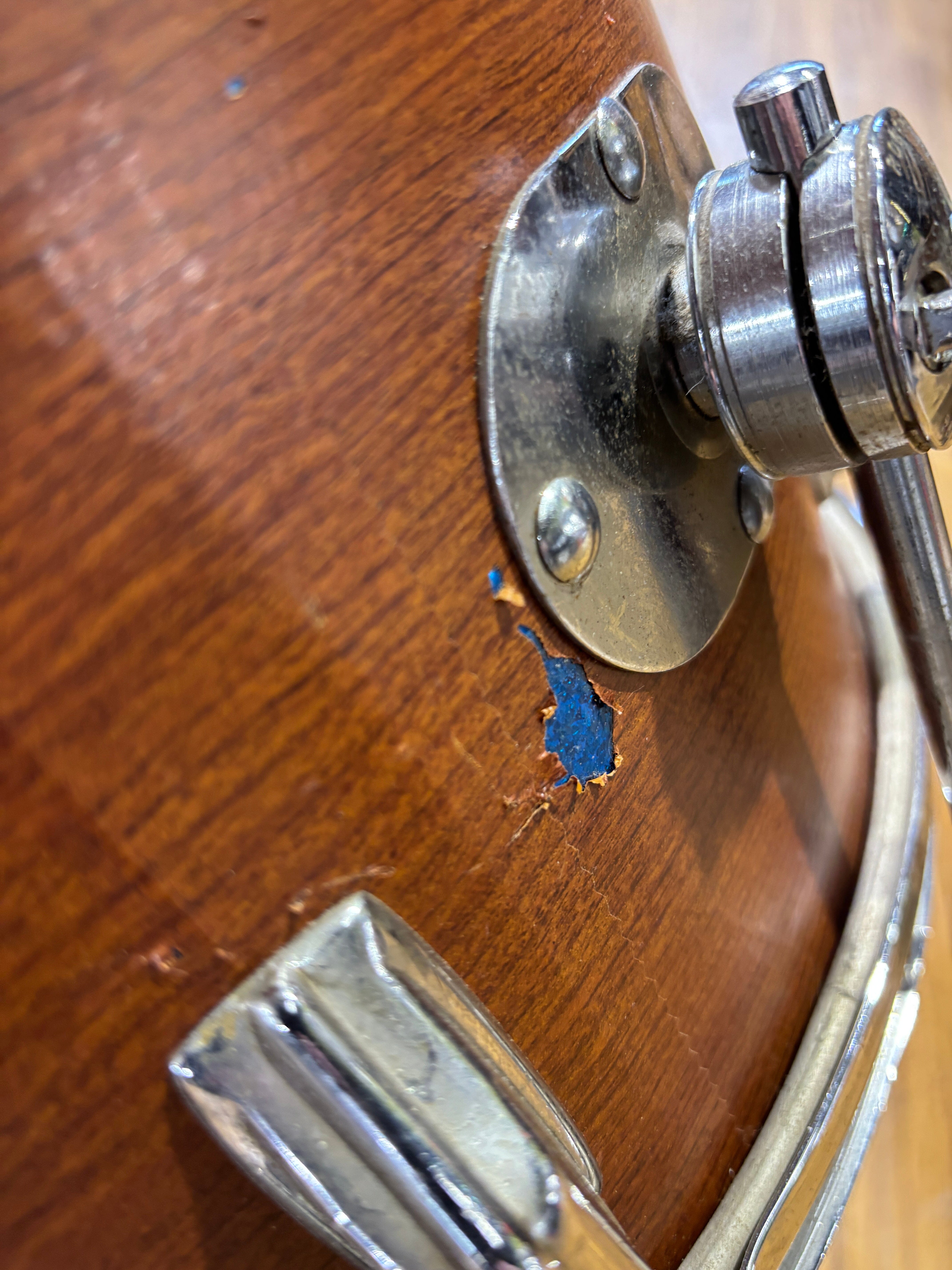 Rogers Swivomatic 16" Floor Tom (Cleveland Sparkling Blue Pearl) CONSIGNMENT DRUM KIT Rogers 