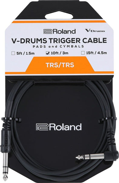 Roland V-Drums Trigger Cable, 10ft (PCS-10-TRA) New Electronics Roland 
