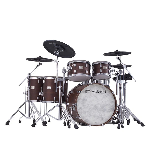 Roland VAD716 V-Drums Acoustic Design 6-Piece Electronic Drumkit - Satin Walnut (VAD716-SW) New Electronics Roland 