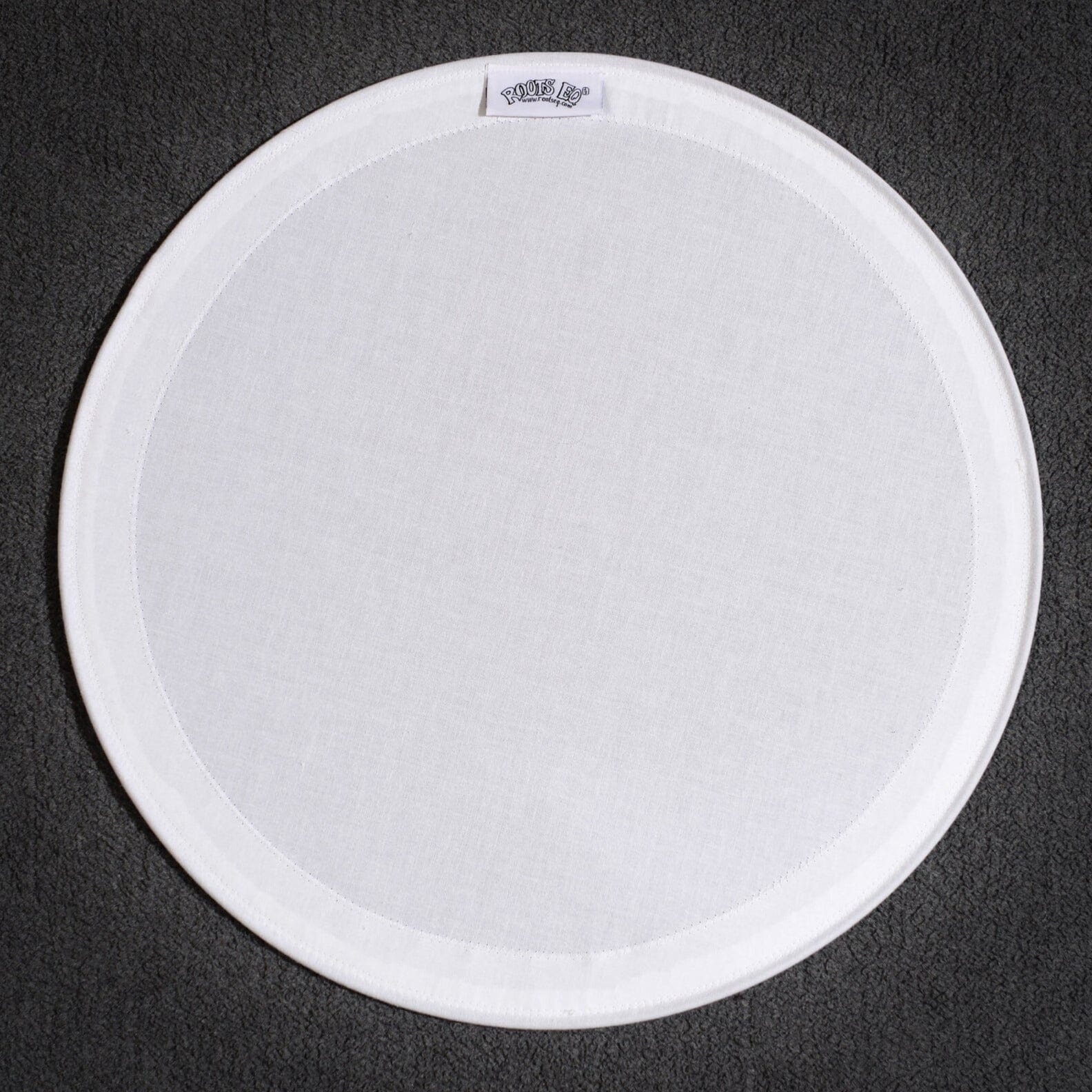 Roots EQ 14" Solid Ring, White DRUM SKINS Roots EQ 