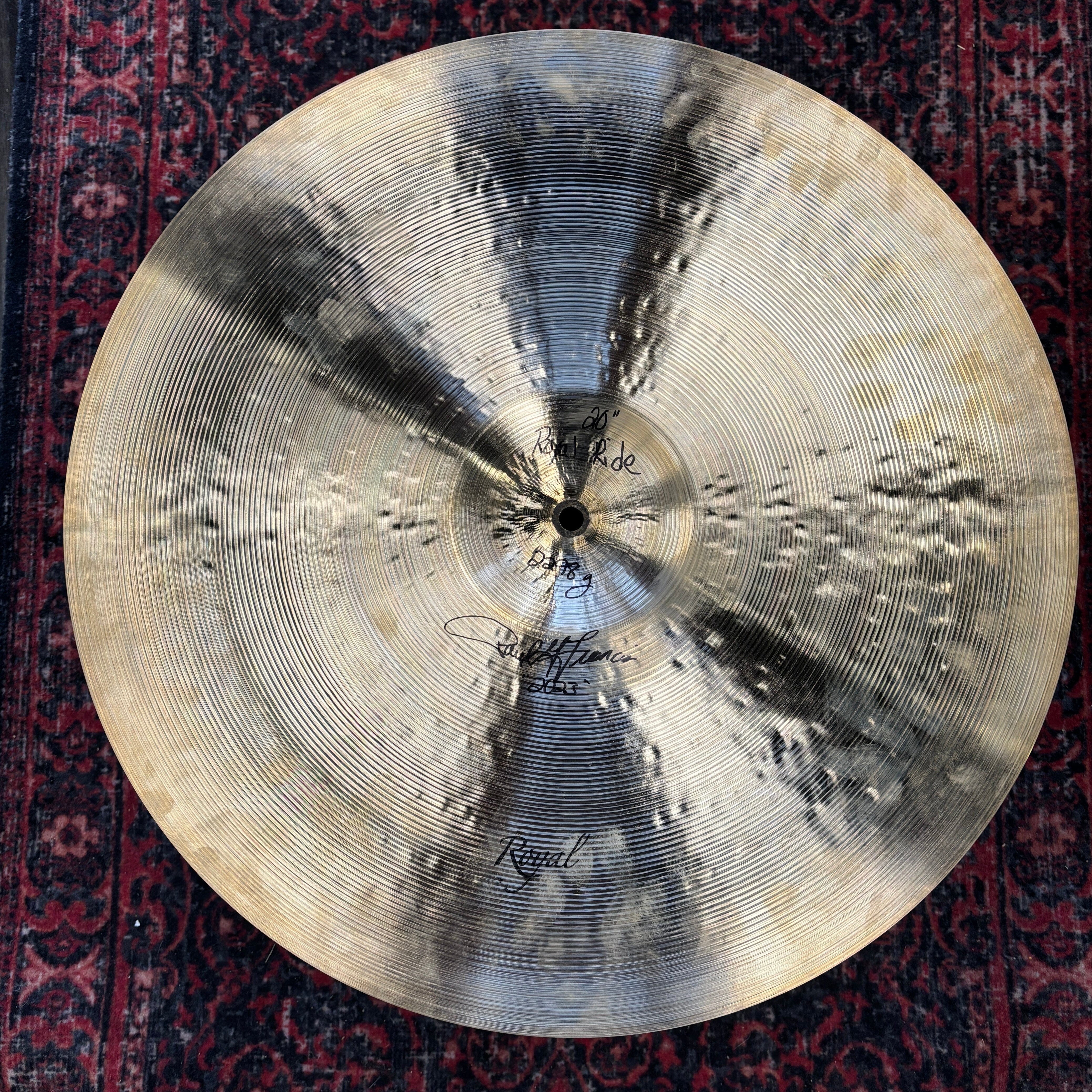 Royal Cymbals 20" Royal Ride RC20R ride Royal Cymbals 